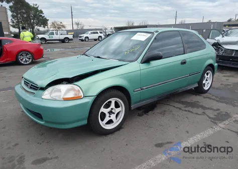 1996 Honda Civic Cx from USA, damaged, VIN 2HGEJ6421TH113880